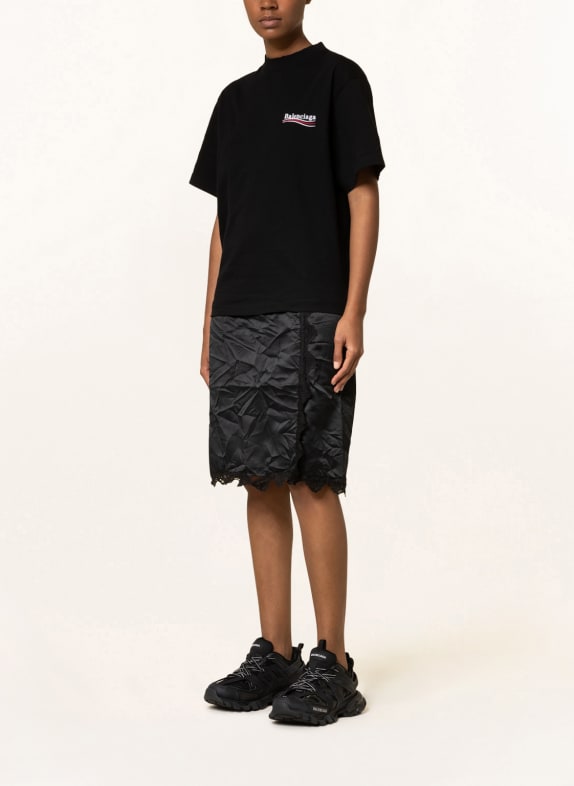 BALENCIAGA Jerseykleid im Materialmix