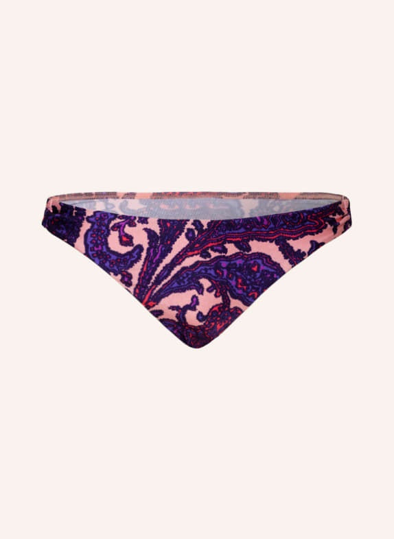 ZIMMERMANN Basic bikini bottoms TIG CIRCLE LINK PINK/ DARK PURPLE/ RED