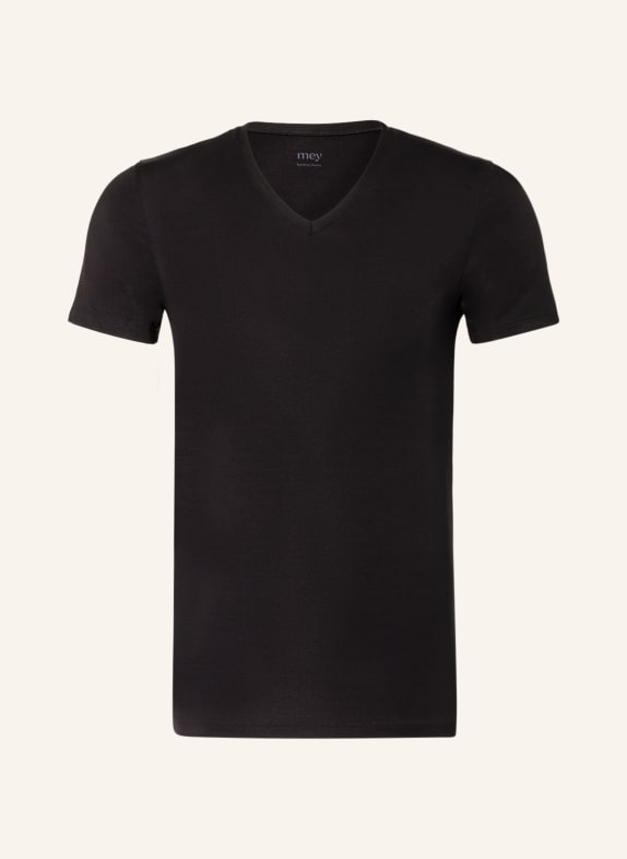 mey V-neck shirt series SUPERIOR BLACK