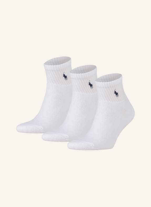 POLO RALPH LAUREN 3-pack socks 003 WHITE