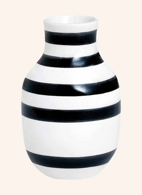 KÄHLER Vase OMAGGIO SMALL WEISS/ SCHWARZ
