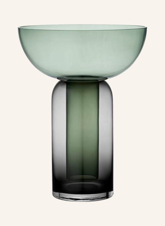 AYTM Vase TORUS SCHWARZ/ GRÜN