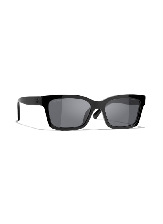 CHANEL Square sunglasses 1711S4 - BLACK/DARK GRAY