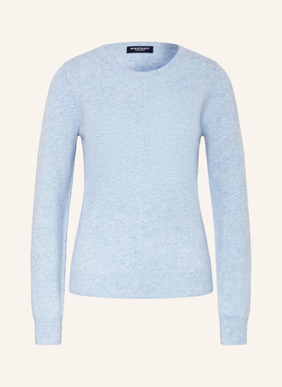 REPEAT Cashmere-Pullover HELLBLAU