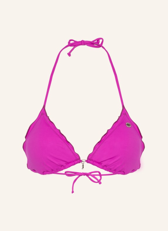 BANANA MOON Triangel-Bikini-Top COLORSUN FUCHSIA