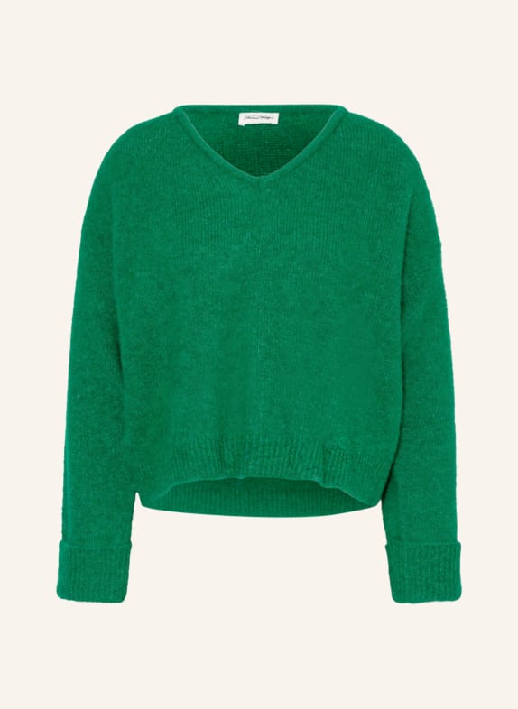American Vintage Krótki sweter z dodatkiem alpaki