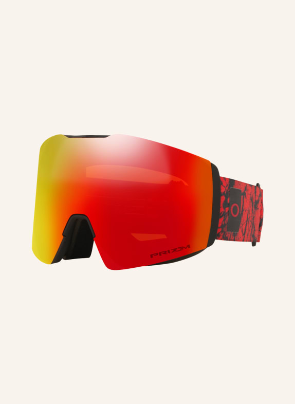 OAKLEY Ski goggles FALL LINE BLACK/RED