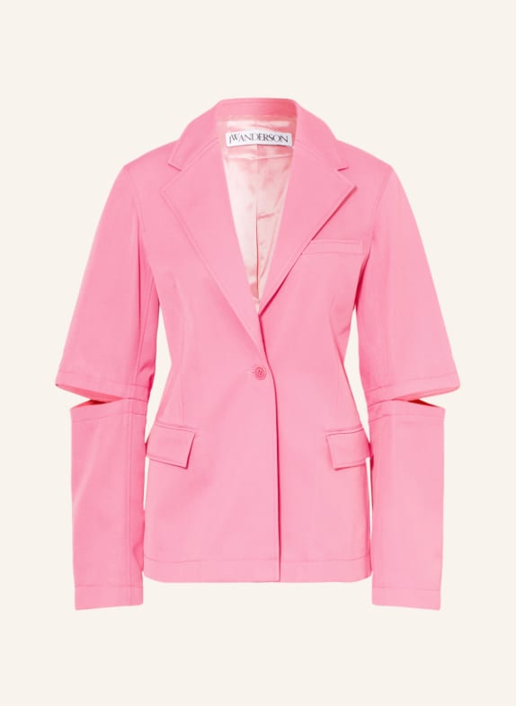 JW ANDERSON Blazer with cut-outs PINK