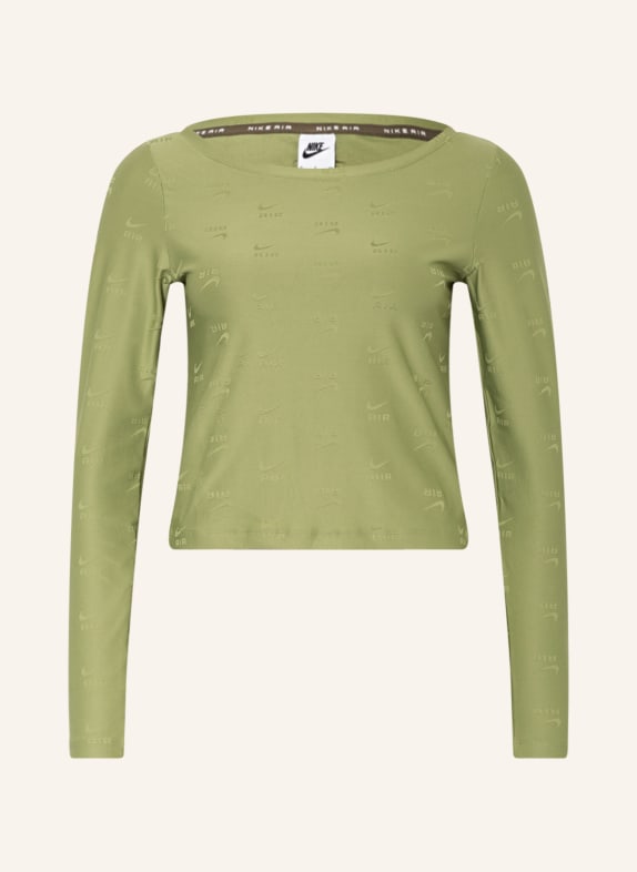 Nike Longsleeve AIR HELLGRÜN