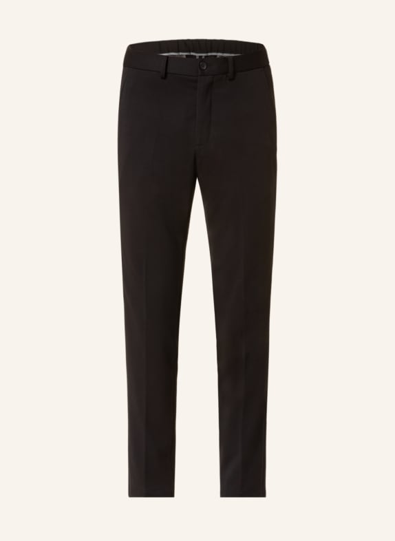 PAUL Suit trousers extra slim fit made of jersey BLACK