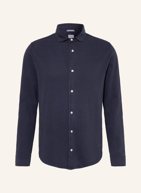 BETTER RICH Piqué-Hemd LOGAN Comfort Fit DUNKELBLAU