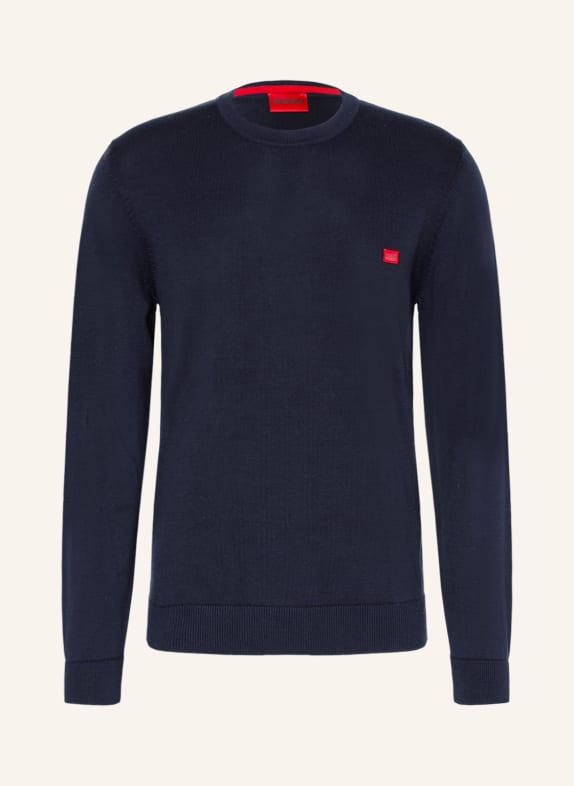 HUGO Pullover SAN CASSIUS DUNKELBLAU