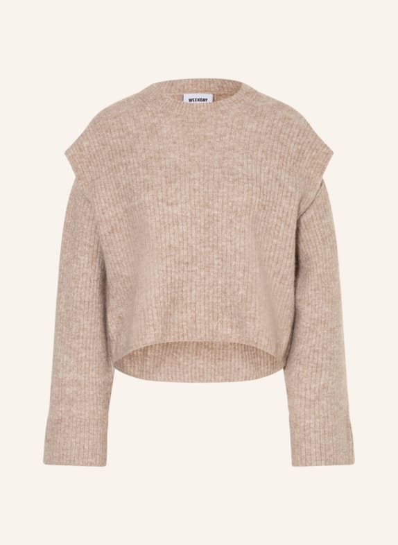 WEEKDAY Pullover REMI mit Cut-outs
