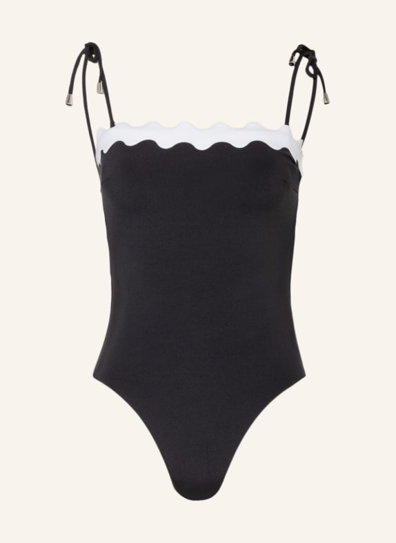 SEAFOLLY Bandeau swimsuit GIA  BLACK