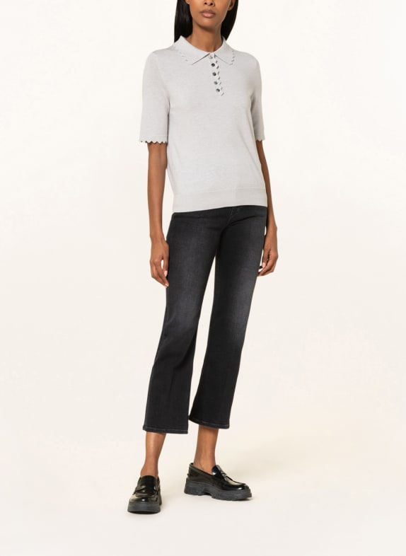 lilienfels Strick-Poloshirt mit Cashmere