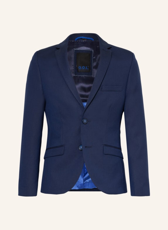 G.O.L. FINEST COLLECTION Oblekové sako Super Slim Fit TMAVĚ MODRÁ