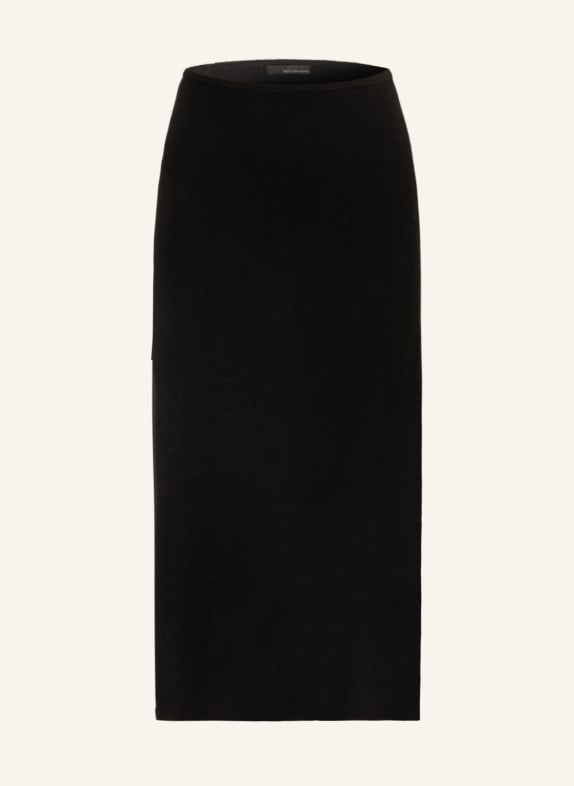 360CASHMERE Knit skirt ASHTON in cashmere BLACK