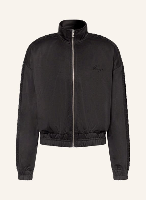 rough. Sweatjacke mit Galonstreifen