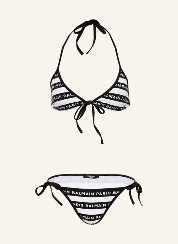 BALMAIN Bikini trójkątne NEW ICONIC STRIPES