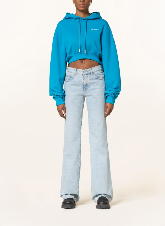 Off-White Krótka bluza z kapturem