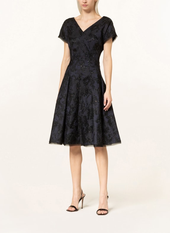 TALBOT RUNHOF Jacquard-Kleid mit Pailletten