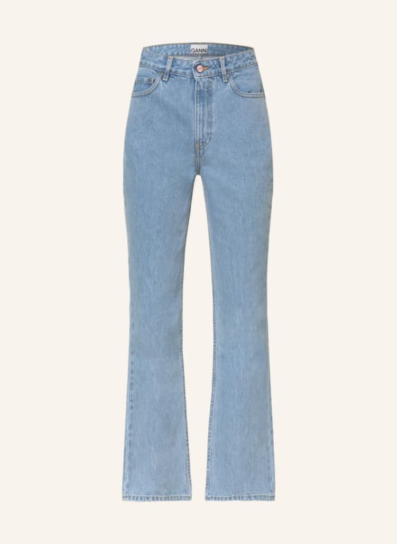 GANNI Flared Jeans 564 
LIGHT BLUE STONE