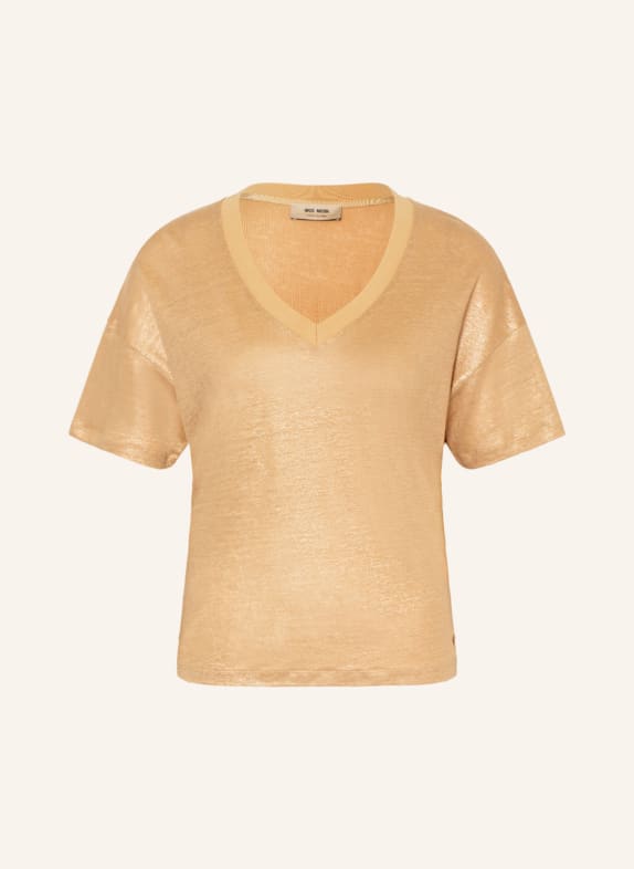MOS MOSH T-shirt CASA made of linen with glitter thread