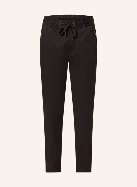 DOLCE & GABBANA Pants in jogger style extra slim fit BLACK