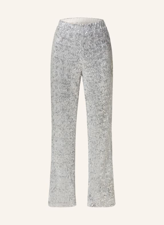 NEO NOIR Pants JONA with sequins SILVER