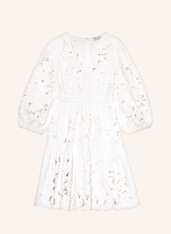 RED VALENTINO Sukienka z perforowanym haftem