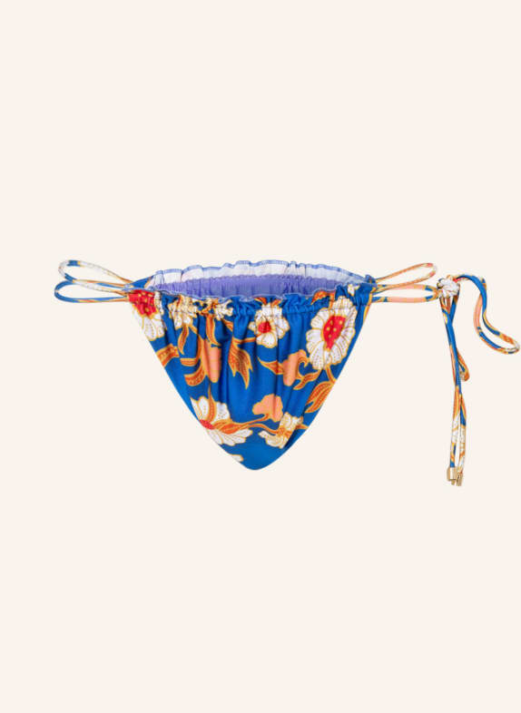 JANTHEE Berlin Triangel-Bikini-Hose AMY BOTTOM BLAU/ WEISS/ ORANGE