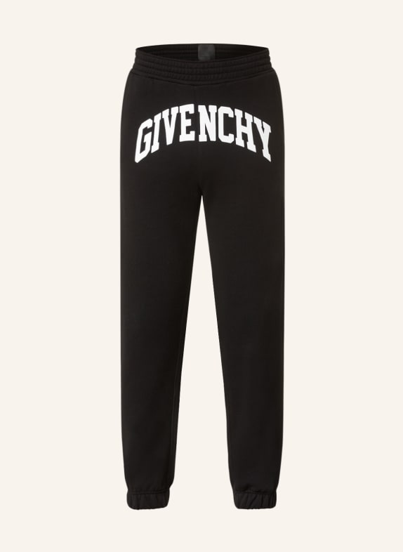 GIVENCHY Sweatpants BLACK/ WHITE