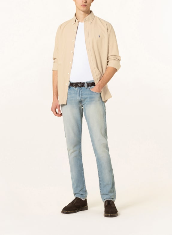 POLO RALPH LAUREN Oxfordhemd Custom Fit HELLBRAUN