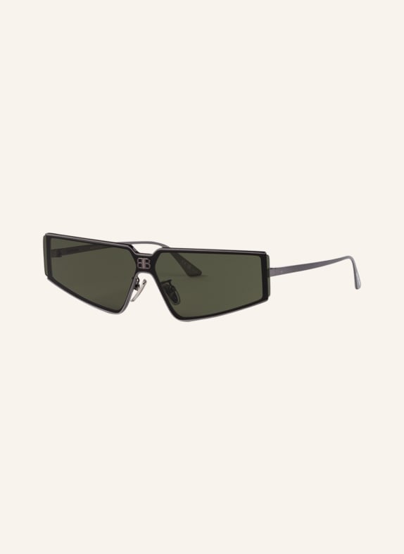 BALENCIAGA Sunglasses BB0192S SHIELD 2.0 3900U1 - BLACK/GREEN