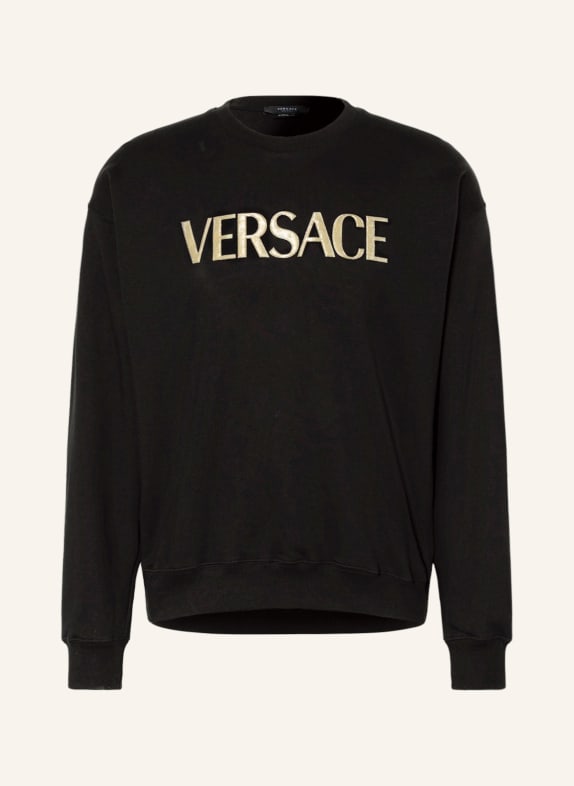 VERSACE Bluza nierozpinana CZARNY