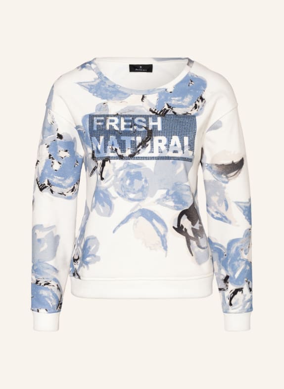 monari Sweatshirt mit Schmucksteinen
