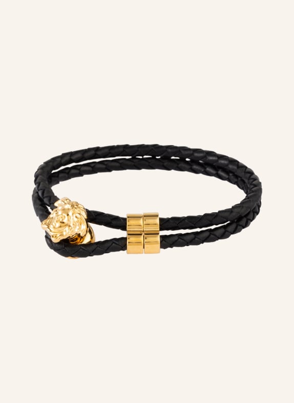 VERSACE Bracelet BLACK/ GOLD