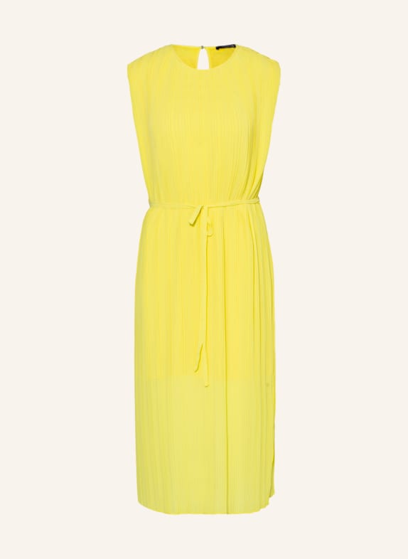 comma Plisseekleid