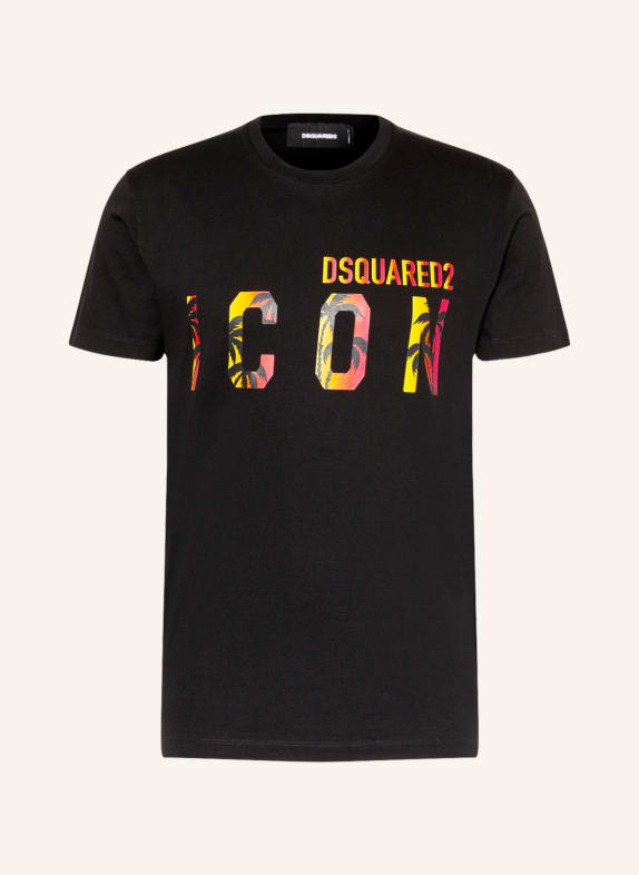 DSQUARED2 T-Shirt SCHWARZ