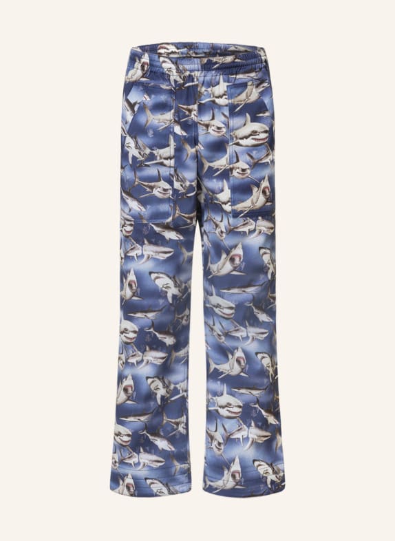 Palm Angels Pants in jogger style DARK BLUE/ DARK GRAY/ BLACK