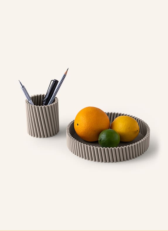 bFRIENDS bene Set BFRIENDS: Tray and pen holder TAUPE
