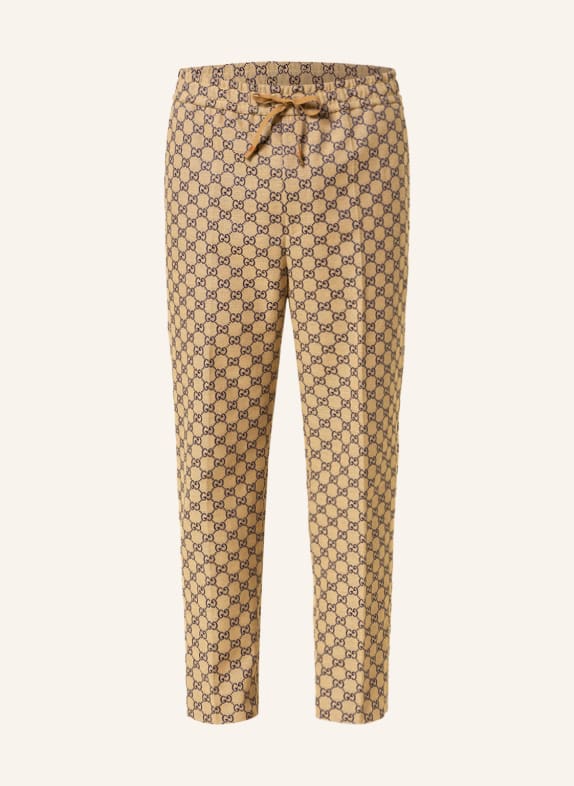 GUCCI Trousers in jogger style with cropped leg length