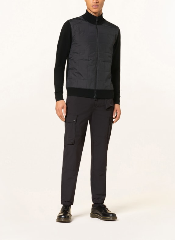 BELSTAFF Kardigan KELBROOK z mieszanki materiałów