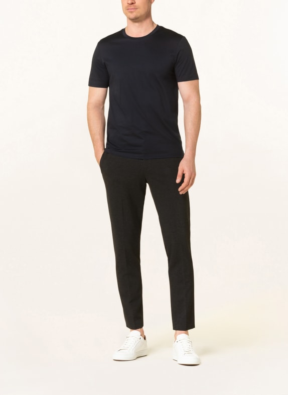 BOSS T-shirt TESSLER DONKERBLAUW