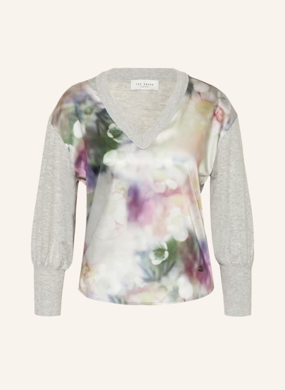 TED BAKER Pullover BEATRIC im Materialmix mit Leinen