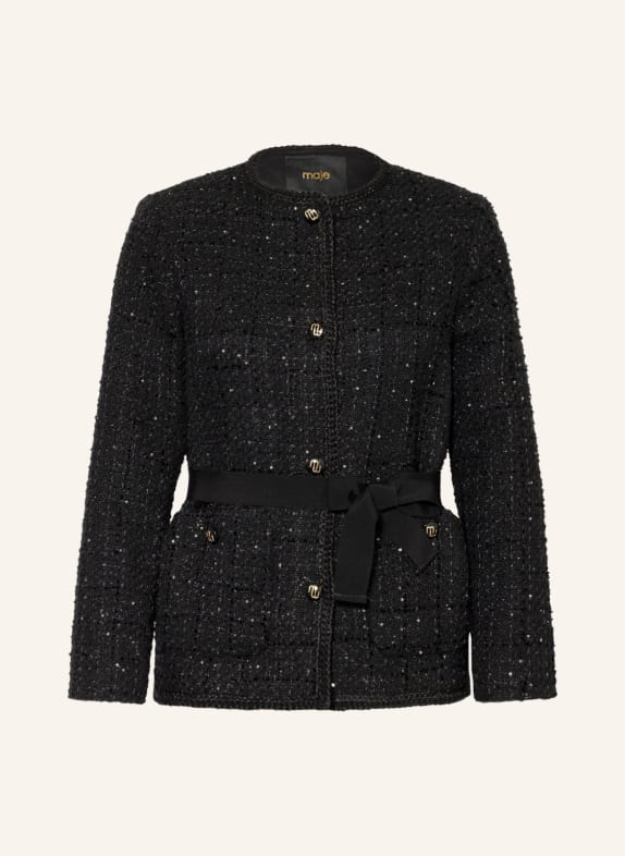 maje Kastenjacke VENAMA mit Pailletten
