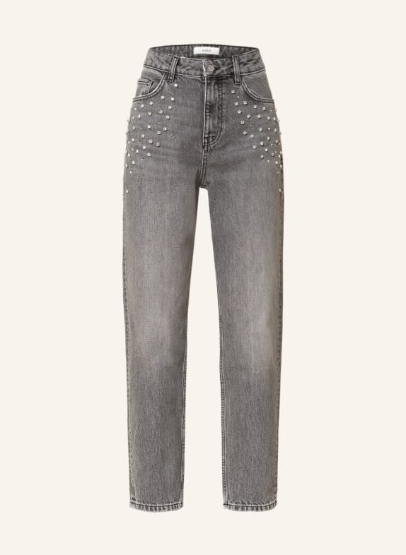 ba&sh Boyfriend Jeans IDEAL mit Schmucksteinen GREY GREY