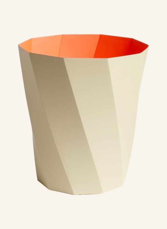 HAY Waste basket PAPER PAPER LIGHT YELLOW/ LIGHT RED