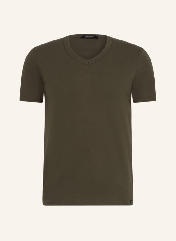 TOM FORD V-Shirt KHAKI