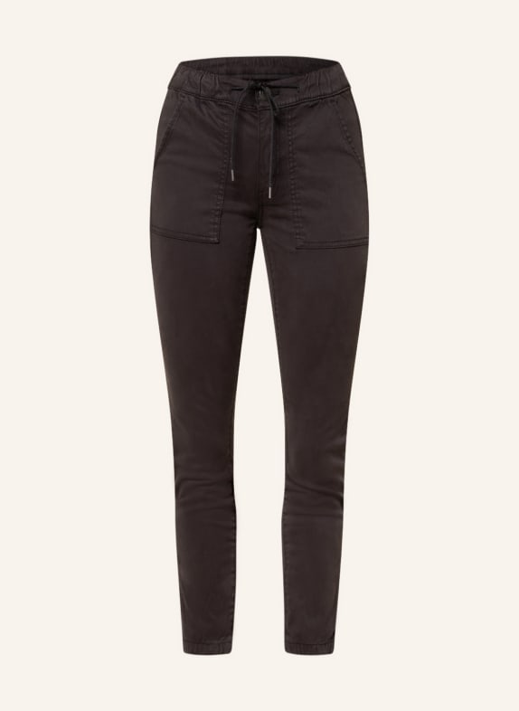 AMERICAN EAGLE Trousers in jogger style BLACK